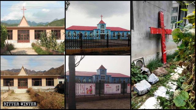 랴오닝성 전역에서 교회의 십자가가 내려졌다