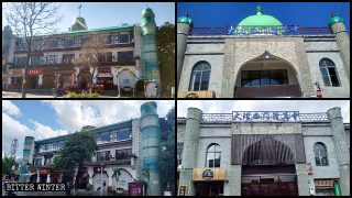 ‘중국화’라는 이름으로 개조된 모스크와 상점들