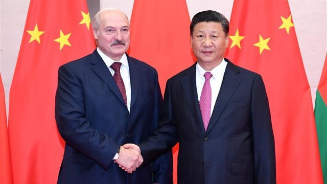 시진핑과 루카셴코 벨라루스 대통령
