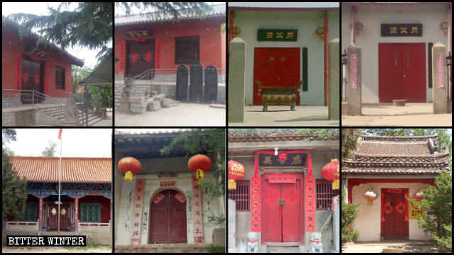 5월 중순, 광우진의 18개 사원이 문을 닫았다