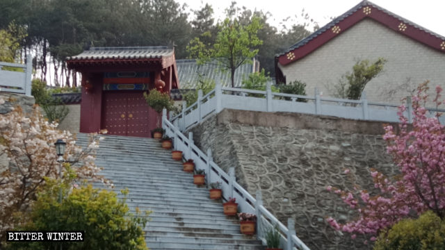 황피구에 있는 복혜사(福慧寺)의 모습