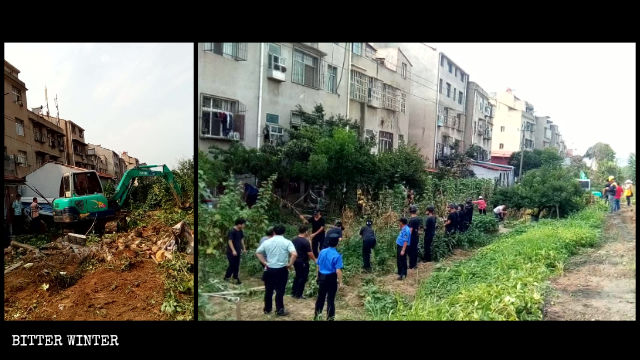 중국의 '이미지 제고'를 위해 파괴된 채소밭