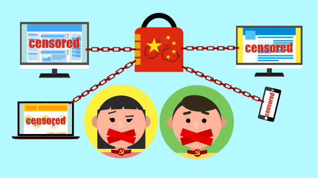 중국의 온라인 검열로 청소년들은 침묵하게 되었다.